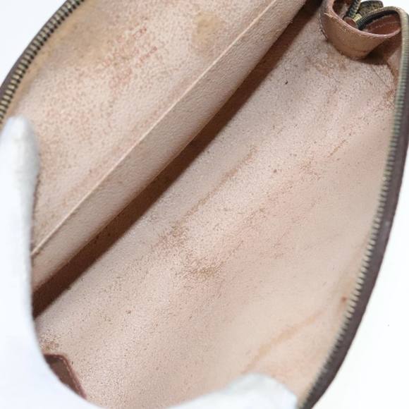 LOUIS VUITTON Monogram Trousse Demi Ronde Cosmetic Pouch M47520 LV Auth 89922 - Picture 10 of 16